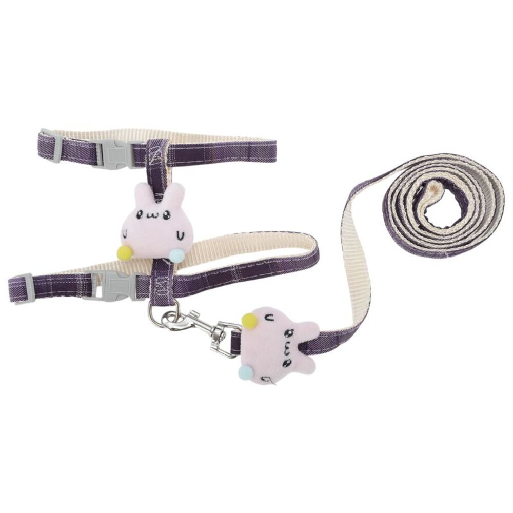 Cartoon I-Shaped Pet Leash Kit Small Purple